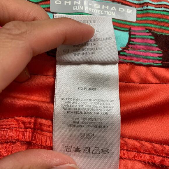 Columbia Board Short Womens 8 Coral Viva Bonita Omni-Shade UPF 50 Beach 9 Inseam - Picture 7 of 10